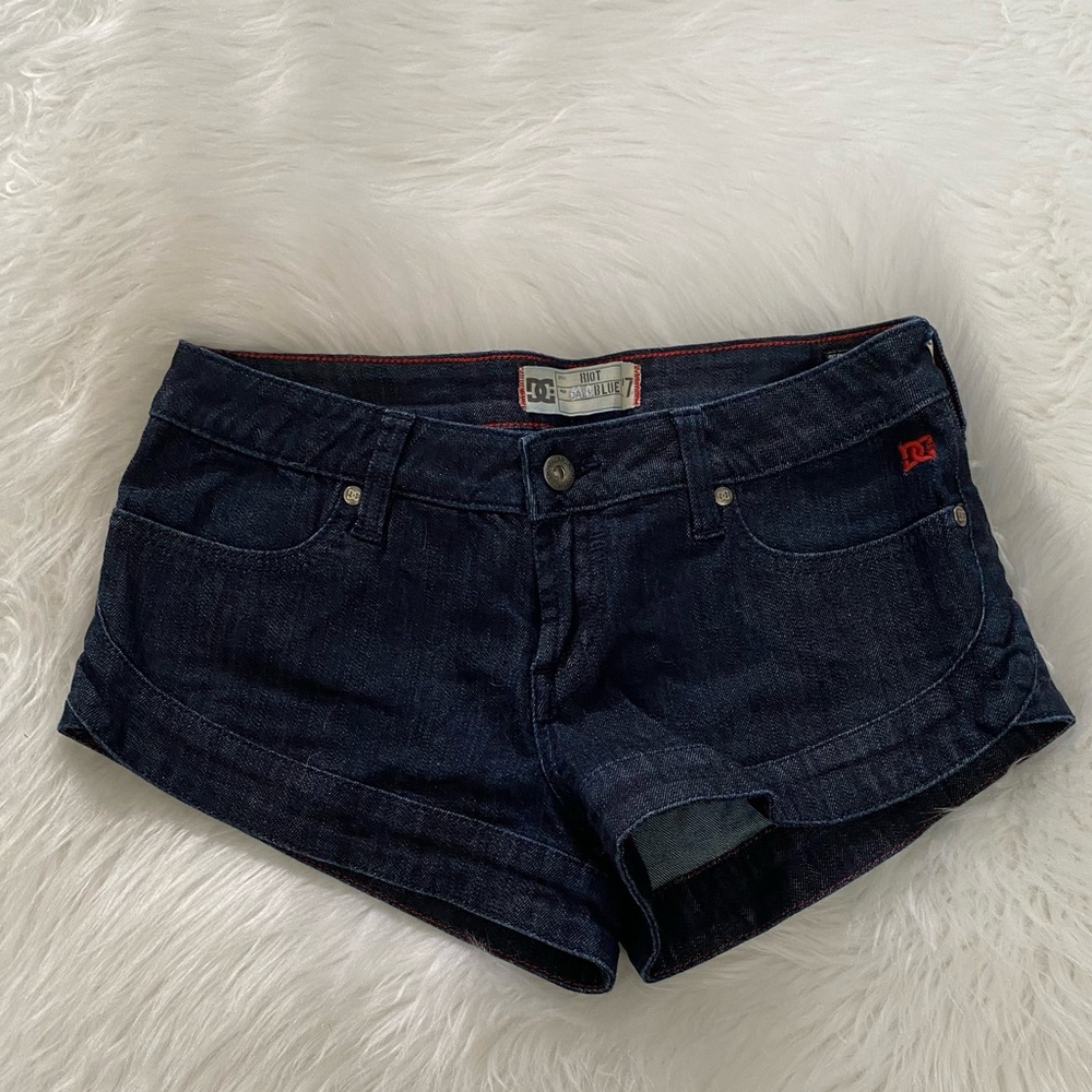 🟢DC Riot Dark Blue Denim Shorts 27